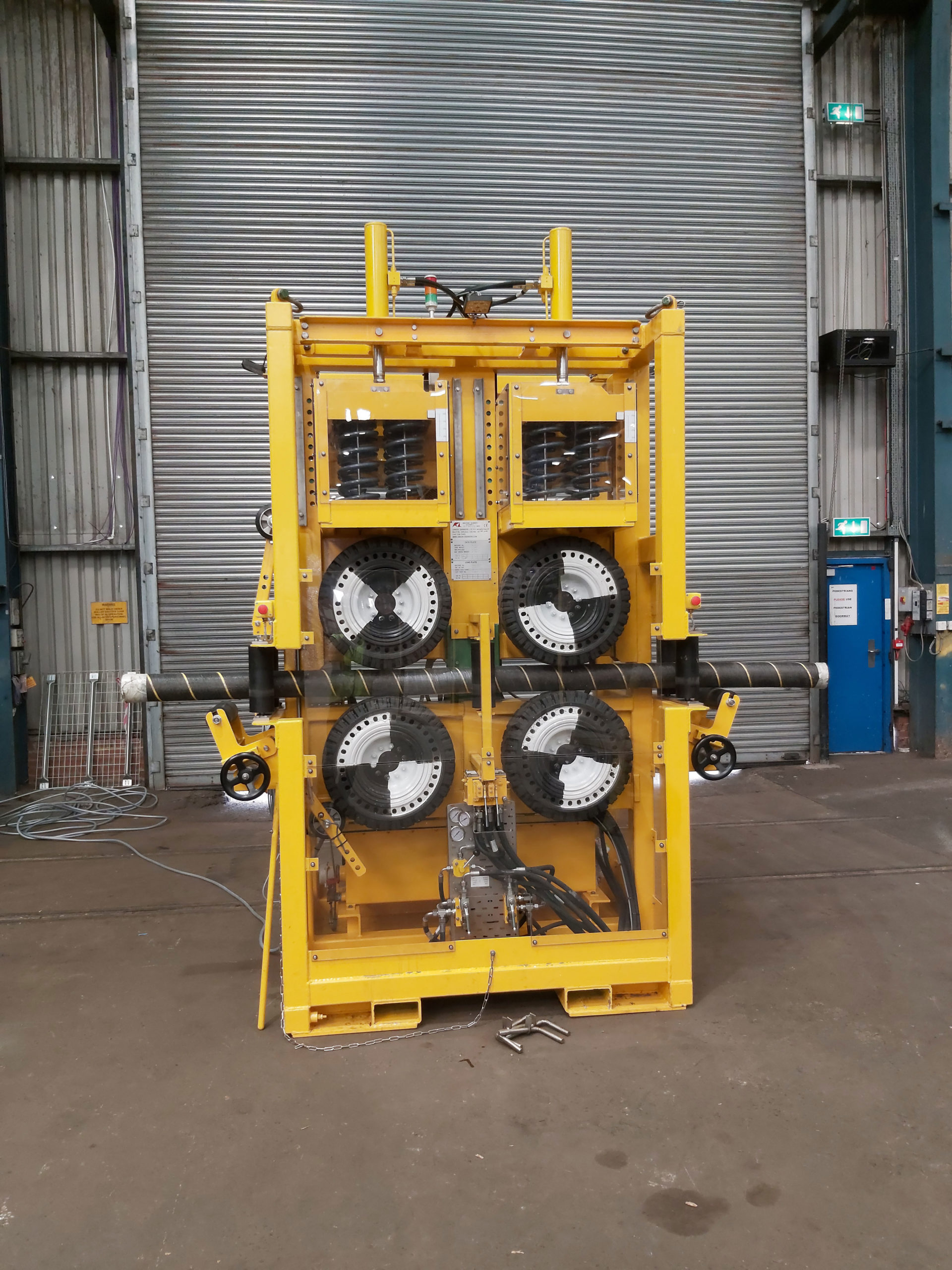 Lawsons provide complete cable basket loading system - Lawson Engineers Ltd
